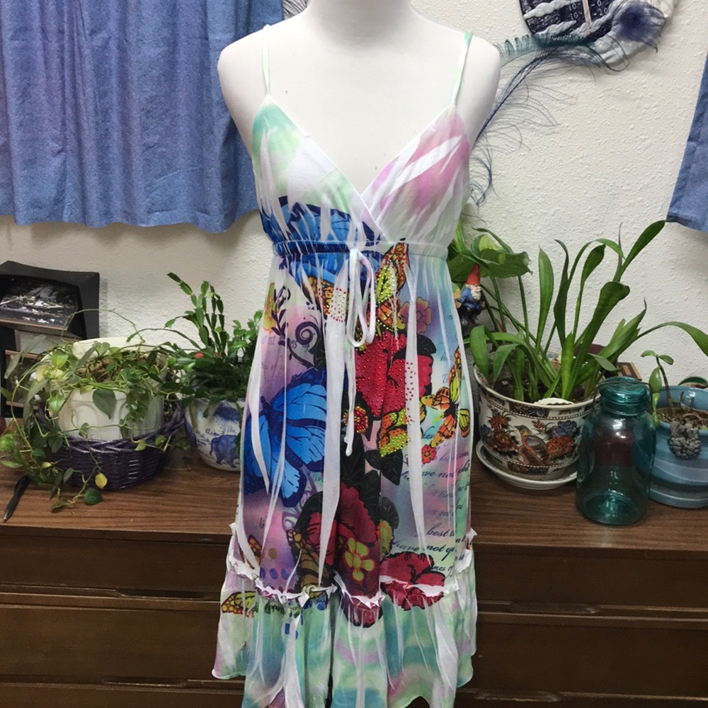 Tattoo Tattoo Beautifully colored sundress
